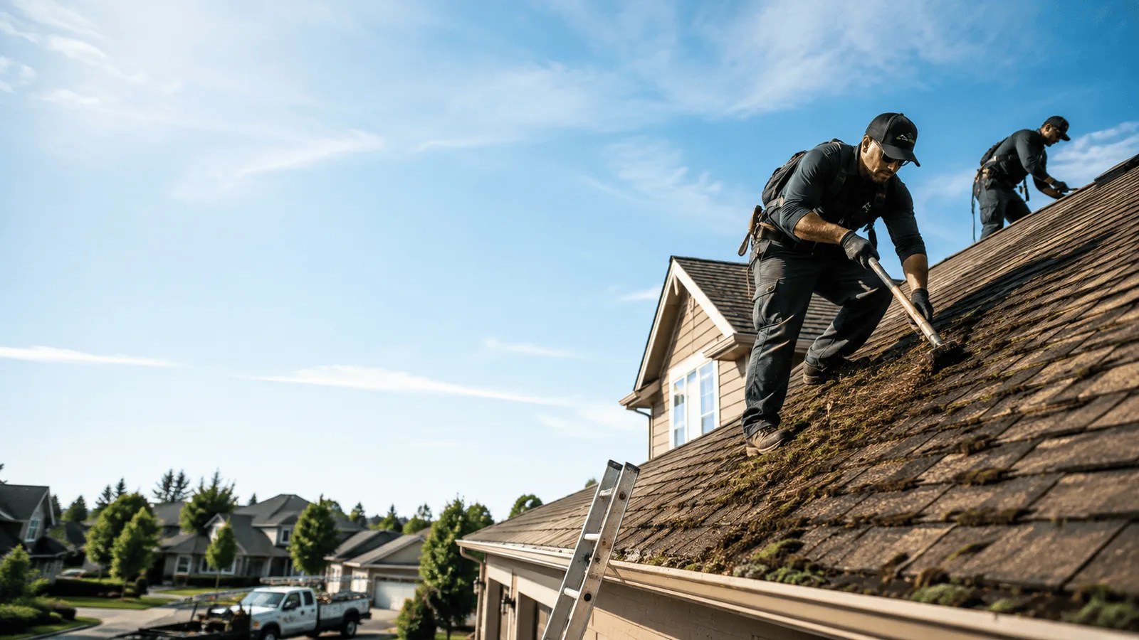 Roof Moss Removal in Lind, WA near me